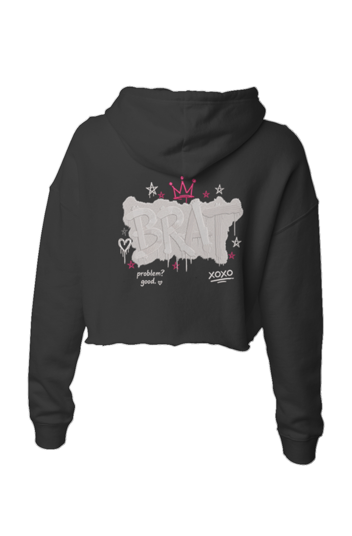Brat Crop Hoodie