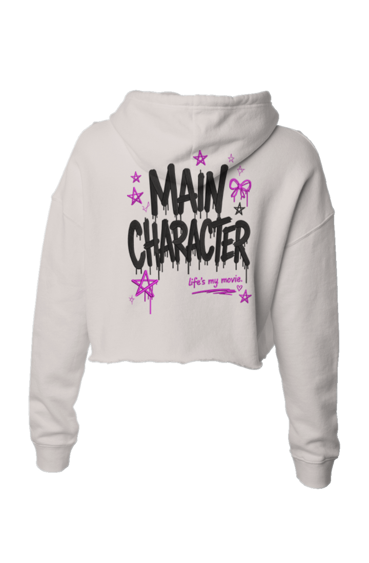 Main Character Crop Hoodie