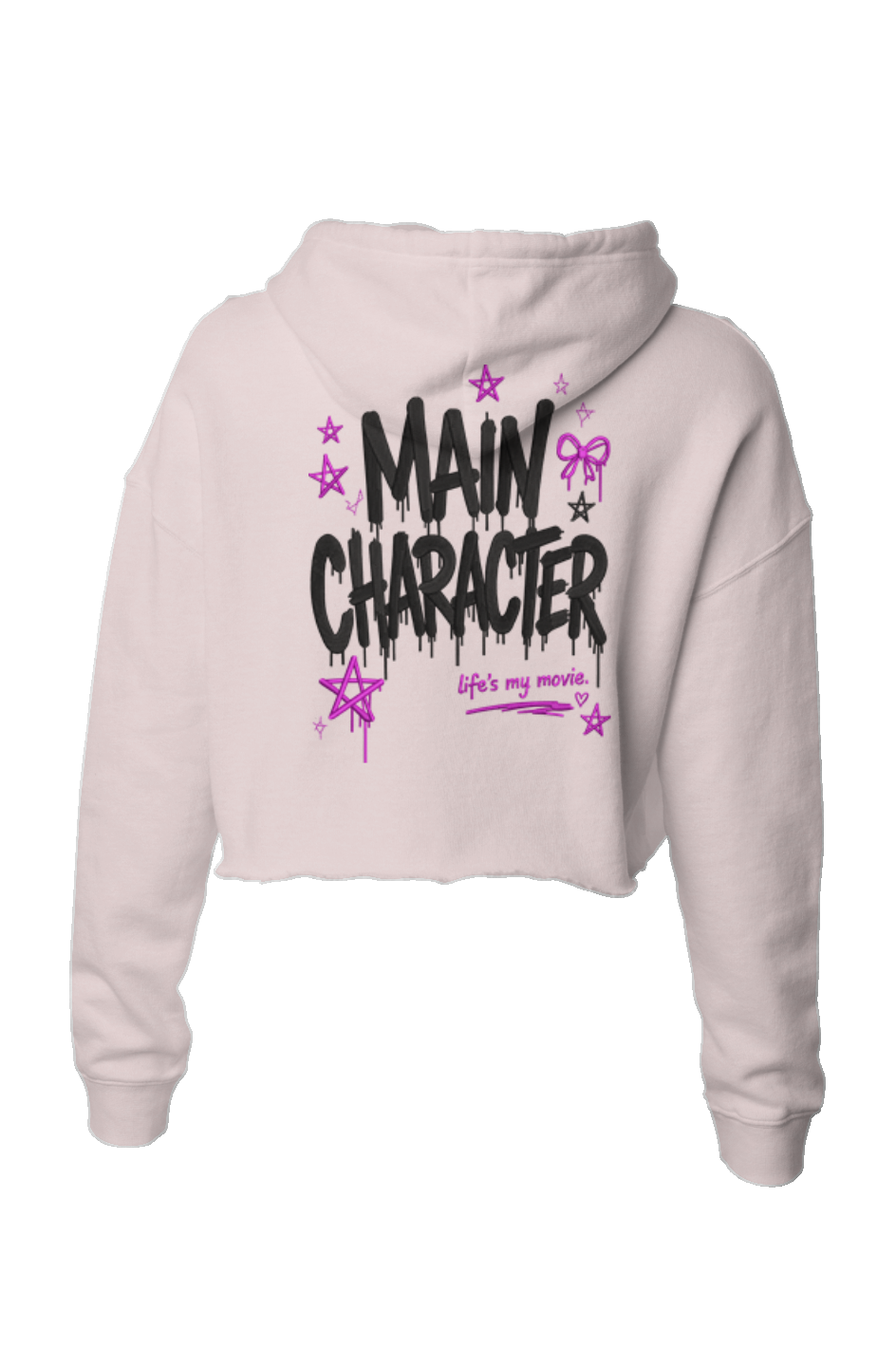 Main Character Crop Hoodie