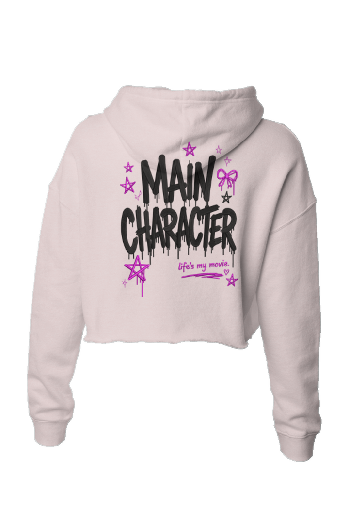 Main Character Crop Hoodie