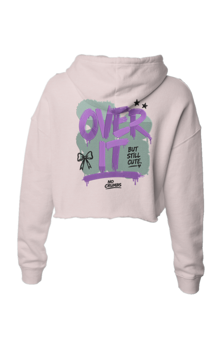 Over It Crop Hoodie