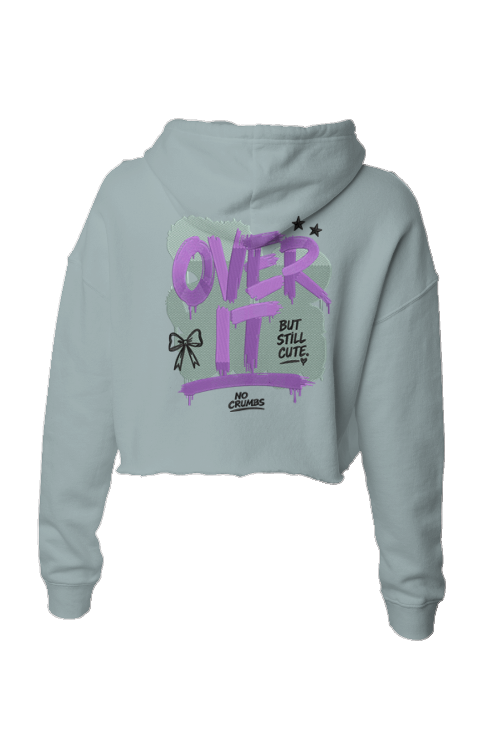 Over It Crop Hoodie