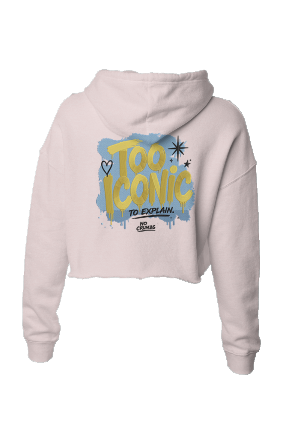 Too Iconic Crop Hoodie