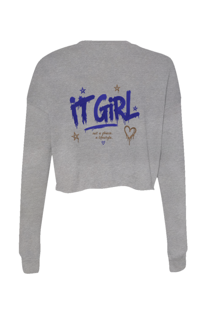 It Girl Crop Crew Fleece