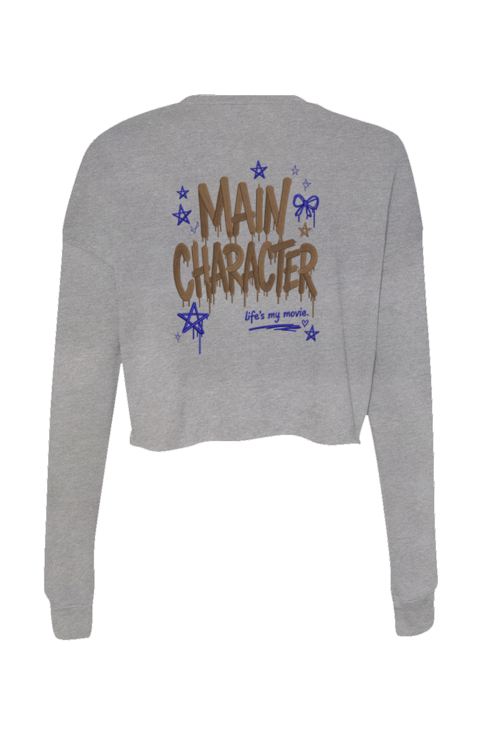 Main Character Crop Crew Fleece