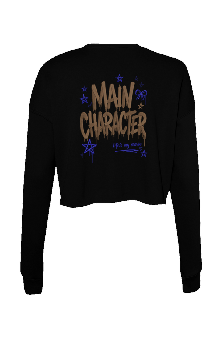 Main Character Crop Crew Fleece