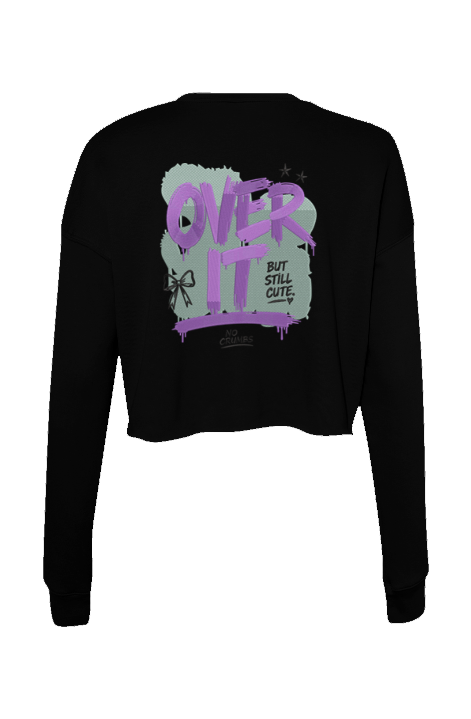 Over It Crop Crew Fleece