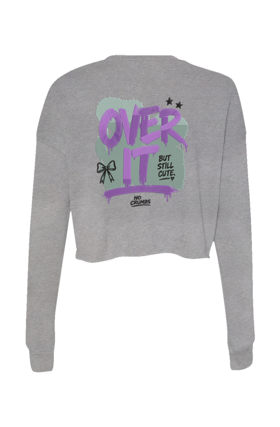 Over It Crop Crew Fleece