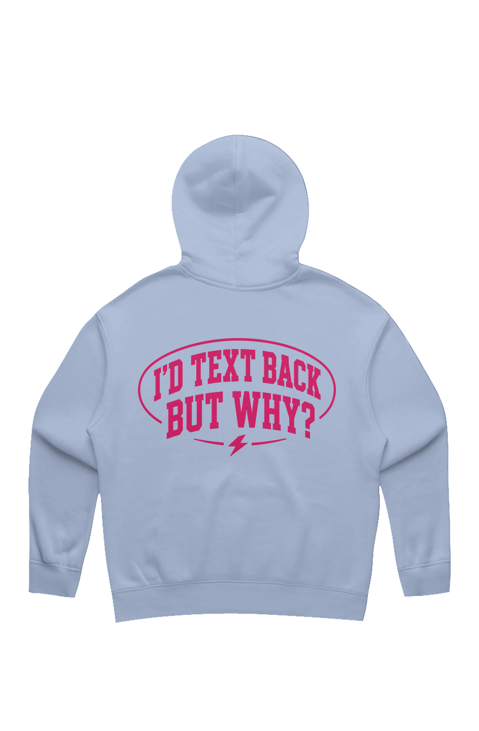 Text Back Relax Hood