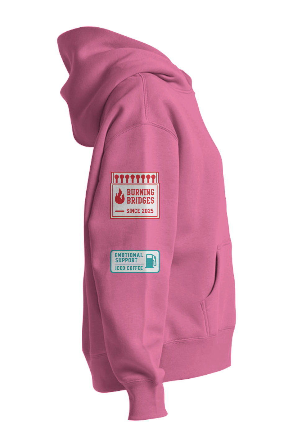 Text Back Relax Hood