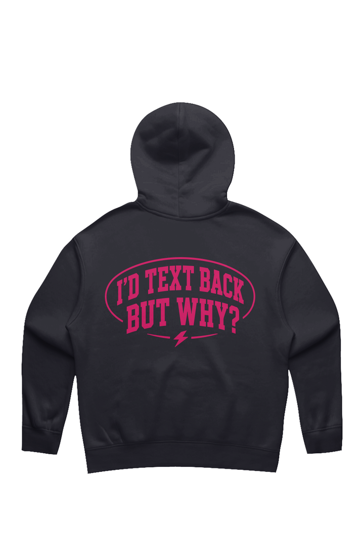 Text Back Relax Hood